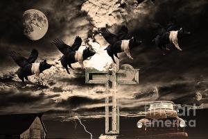 Wingsdomain.com Releases New Surreal Artwork . When Pigs Fly