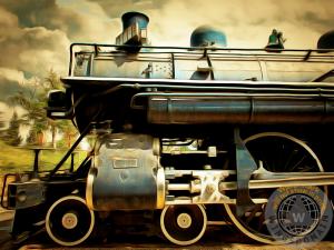 Vintage Steam Locomotive By Wingsdomain Art And Photography