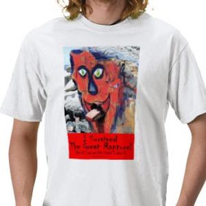 I Survived The Great Rapture . May 21 2011 . Tshirts By Wingsdomain
