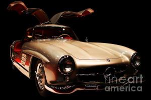 Wingsdomain Thanks Art And Photo Collector From Murphys CA Who Purchased A Fine Art Gliclee Print Of Mercedes 300SL Gullwing . Front 