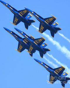 Wingsdomain Thanks Art And Photo Collector From Portland OR Who Purchased Two Fine Art Gliclee Print Of Blue Angels Leaving A White Trail
