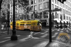 San Francisco Vintage Streetcar on Market Street