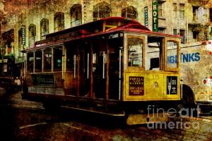 Wingsdomain Thanks Art And Photo Collector From Kennesaw GA Who Purchased A Fine Art Gliclee Print Of San Francisco Cable Car . Texture